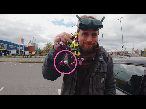 Micro Apex3 Ikea FPV - Testing the repaired drone