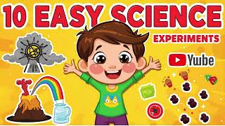 10 Easy Science Experiments for Kids 🔬 | Fun & Safe Learning