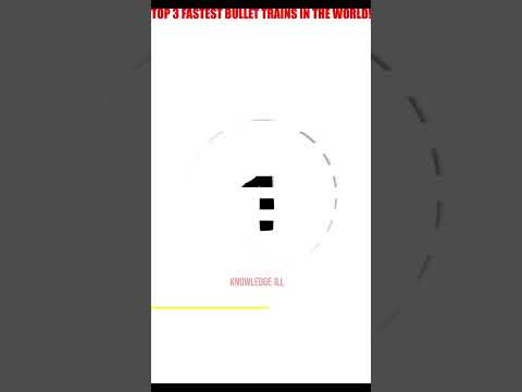 3 Fastest Bullet Trains On Earth🤯! #shorts