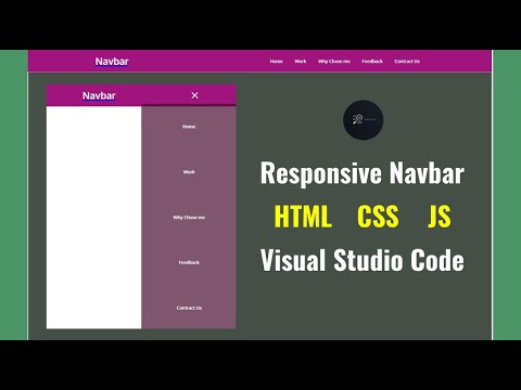 Responsive Navigation Bar | HTML | CSS | JAVASCRIPT | VS Code | Graphio Codex