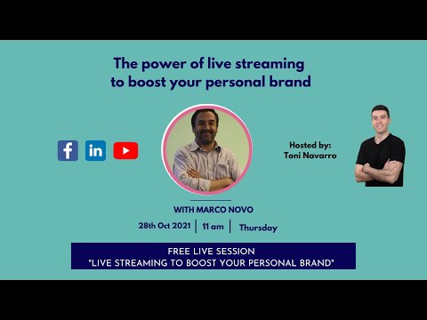 The power of live streaming to boost your personal brand