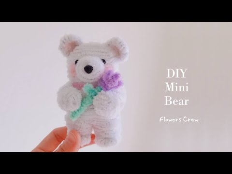DIY Mini Teddy Bear | Pipe Cleaner Animal Craft | How to Make Bear with Chenille Stems