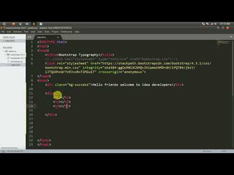 What is container in bootstrap tutorial 02. Bootstrap in hindi........
