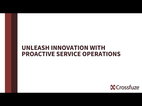 Unleash Innovation with Proactive Service Operations