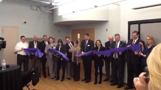 Ribbon cutting at Ann Haskins Center, Marklund Day School