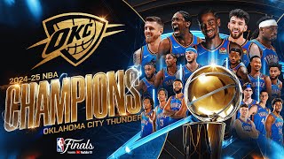 The Oklahoma City Thunders' BEST PLAYS of the 2025 NBA Playoffs!