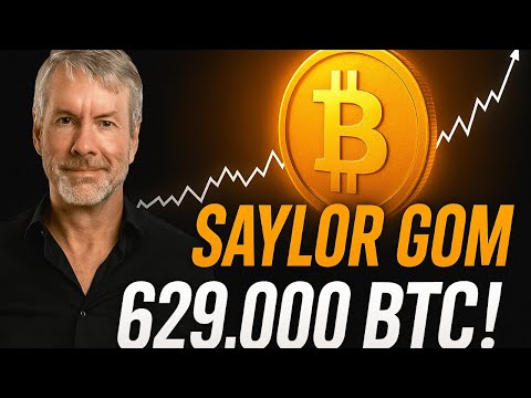 MicroStrategy Bitcoin Strategy – Michael Saylor gom 629.000 BTC, ROI 636%!