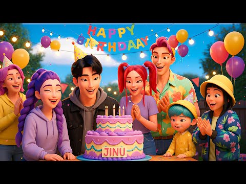 JINU Birthday 🤩But JINN Leave The House 😱Rumi & Mira & Zoey & SAJA "