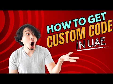 How to Get a Custom Code in UAE | JDSD Tax Consultant LLC