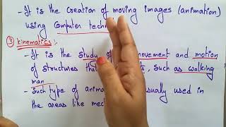 Animation | CG | Computer Graphics | Lec-61 | Bhanu Priya