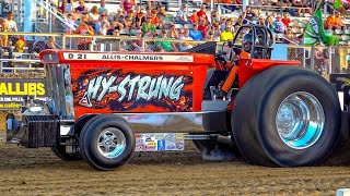 Wild! Light Super Stock Tractor Pulling! Jerseyville, Illinois Super Pro Showdown 2025! PPL! 