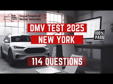 DMV Practice Test NY 2025 | DMV PermitTest New York | 100% PASS