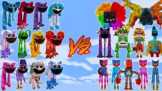 POPPY PLAYTIME CHAPTER V3 vs POPPY PLAYTIME CHAPTER V5 | MINECRAFT PE BATTLE