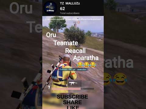 (ORU Teamate Reacall Aparatha) #bgmihighlights #bgmi #viralvideo #malayalam