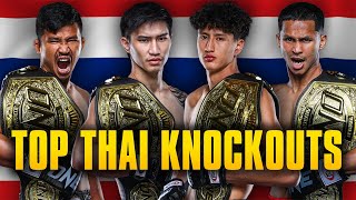 CRAZIEST Thai Knockouts In ONE History 🇹🇭🔥