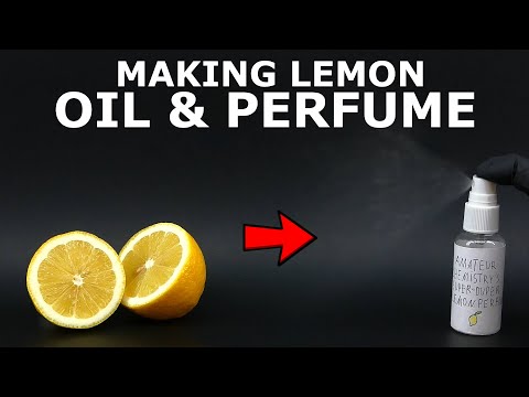 Making Lemon Perfume and Essential Oil