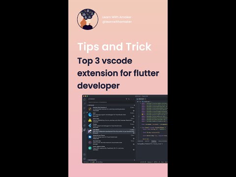 Top 3 vscode extension for flutter developer #Shorts