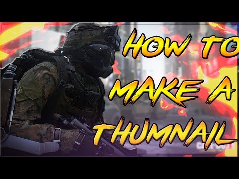 🔥How To Make an Epic Thumbnail For YouTube With Photoshop CS6/CC In 20167 ⚡*Very Easy To Do*⚡