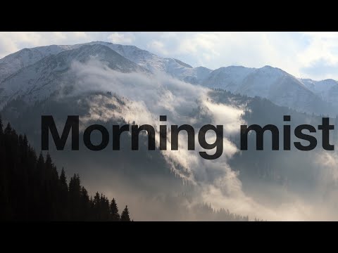 4K Cinematic Drone Footage | Morning Fog and Light Rays over Butakov Gorge, Almaty
