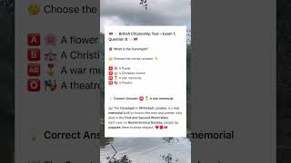 Life in the uk test Exam 1-Q8#englishexam #lifeintheuktestinurdu #languagetest #shorts