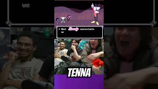 Our BLIND reaction to TENNA #deltarune #reaction  #deltarunechapter3 #tenna