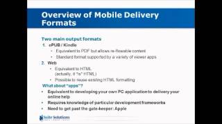 Going Mobile: Delivering Your Content on Mobile Devices (Part 1)