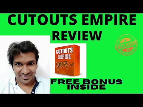 CUTOUTS EMPIRE 🛑🛑WARNING 🛑 GET CUTOUTS EMPIRE WITH MY 👷 CUSTOM 👷 BONUSES FOR YOU!!