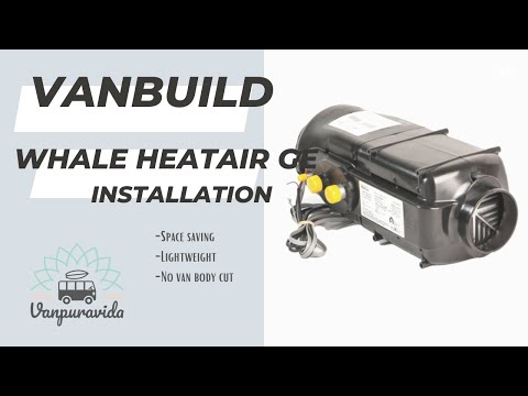 Amazing space saving solution, Whale Heat Air underslung installation in Sprinter Mercedes.