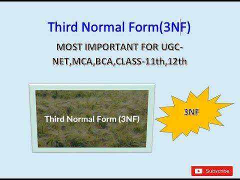 |Third Normal Form (3NF) | Class-12, BCA, MCA, O'level || By Techno vk