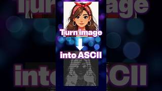 Creating ASCII art in Python | Convert image into symbols