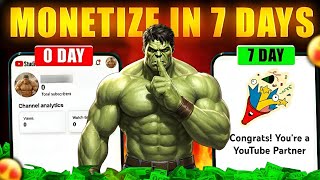 I Uploaded Just 7 Hulk Ai Shorts & Got Monetized! Here’s EXACTLY How I Did It