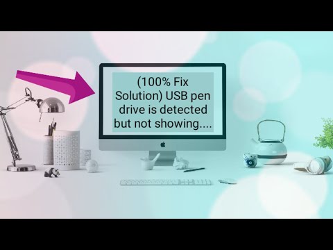 (100% Fix Solution) USB pen drive is detected but not showing | Windows