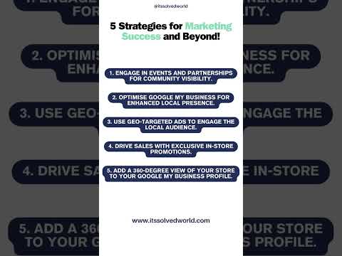 5 Strategies For Marketing Success- It's Solved