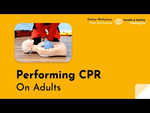 How to Perform CPR on an Adult | Workplace First Aid