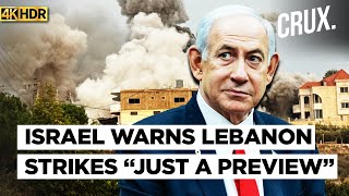 Israel Preps For War? Threatens Strikes On Hezbollah In Beirut, Lebanon Says "Message Received"|4k
