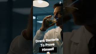 Drank Bacteria🦠 To Prove🧐 Himself😱 🤯 #ScienceStory #MedicineFacts #NobelPrize #Education #shortsfeed