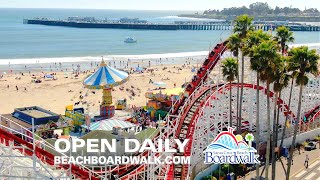The Santa Cruz Beach Boardwalk is now OPEN DAILY!
