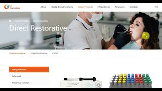 Chinese web development company: dental healthcare product website, English official website design