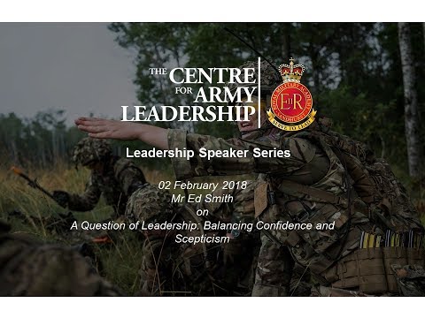 CAL Speaker Series - Balancing Confidence and Scepticism