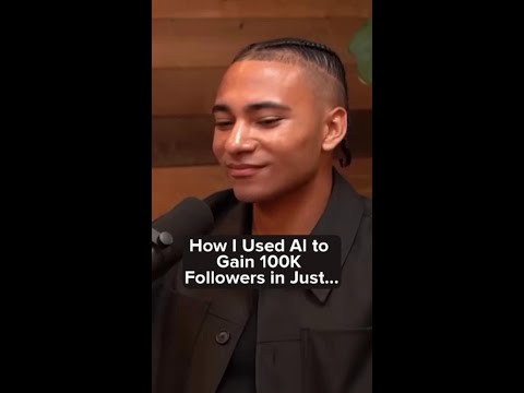 How I Used AI to Gain 100K Followers in Just 30 Days!