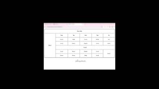 "Timetable using pure HTML! Simple & beginner-friendly 💡"#HTMLTimetable#TimetableDesign#HTMLProject