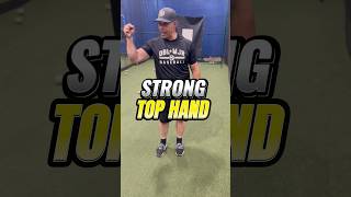 STRONG TOP HAND #baseball #baseballcoach #baseballlife #baseballtraining #hittingcoach #baseballszn
