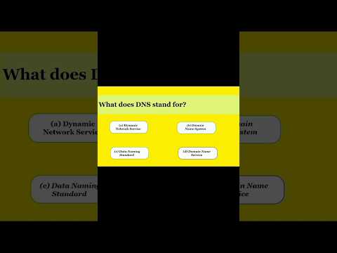 What Does DNS Stand For? #computersciencemcqs#computermcqs#csmcqs#keyboardmcqs