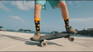 Hybrid Yoface electric skateboard - Dominican Weekend w/ William Royce & PerroPro