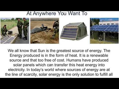 Flexible Solar Panels - The Solar Panel For the Future