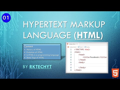 01 History to HTML with Basic Tags || HTML for Absolute Beginners || 1080p