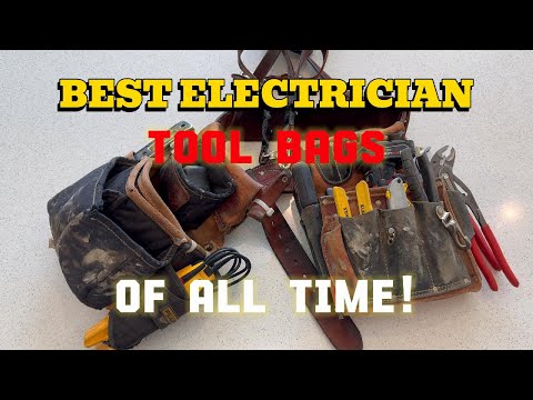 BEST Electrician Tool Bags OF ALL TIME! - Occidental Leather Commercial Electrician's Set (Resi TOO)