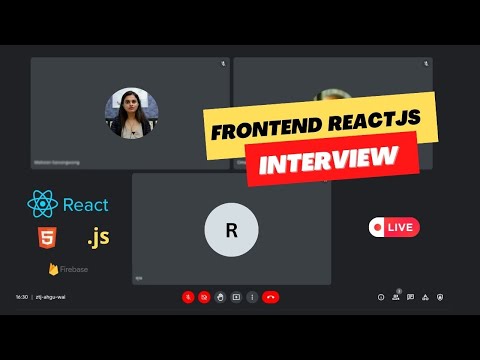 Fresher's Frontend | Javascript 🎉 | ReactJs Interview (Mock) [Most Asked Questions -2022]
