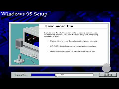 Windows 95 Installation - VirtualBox