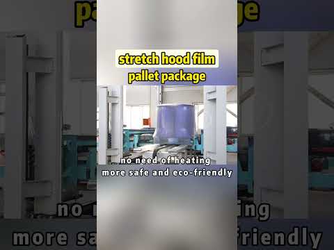 stretch hood film for pallet packaging #pe  film #stretch  hood film #pallet package #plasticwrap